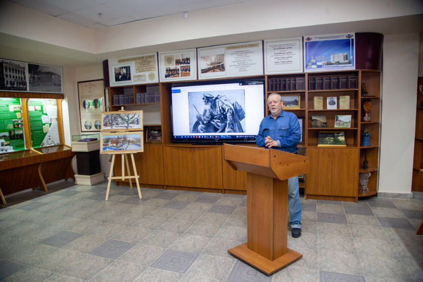 События НИУ «БелГУ» академик живописи выступил с лекцией в ниу «белгу»
