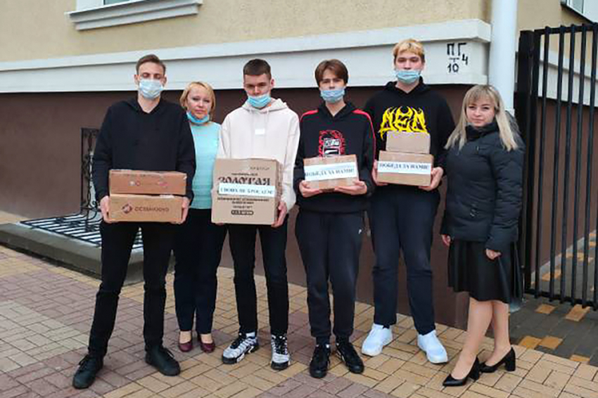 События НИУ «БелГУ» полторы тонны гуманитарной помощи собрали студенты инжинирингового колледжа