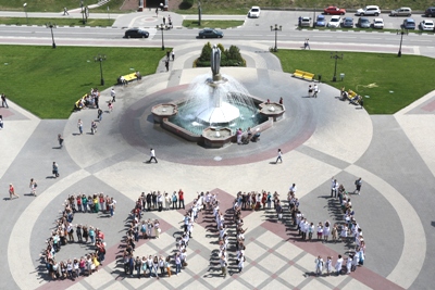 События НИУ «БелГУ» флешмоб на большой перемене