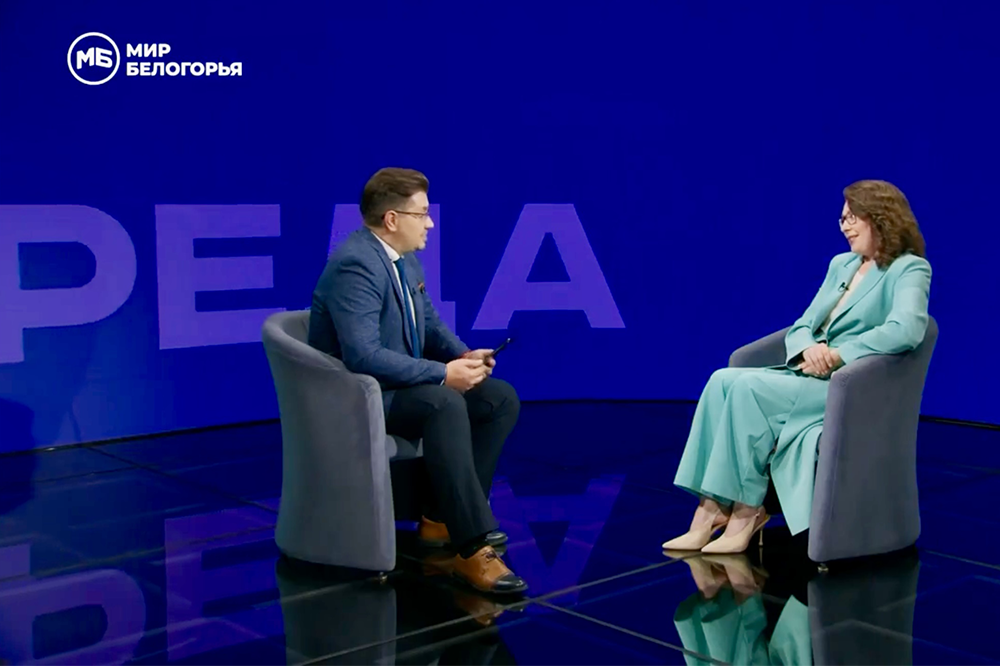 Ректор НИУ «БелГУ» Евгения Карловская рассказала ТРК «Мир Белогорья» о 150-летии университета