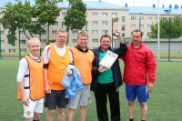 Кубок турнира по мини-футболу разыграли преподаватели и студенты