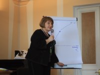 Увеличить Елена Васильевна Сидоренко дает мастер-класс ''Практическая психология: метод коучинга''