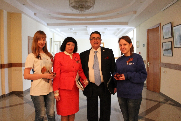 События НИУ «БелГУ» акция «георгиевская ленточка» стартовала