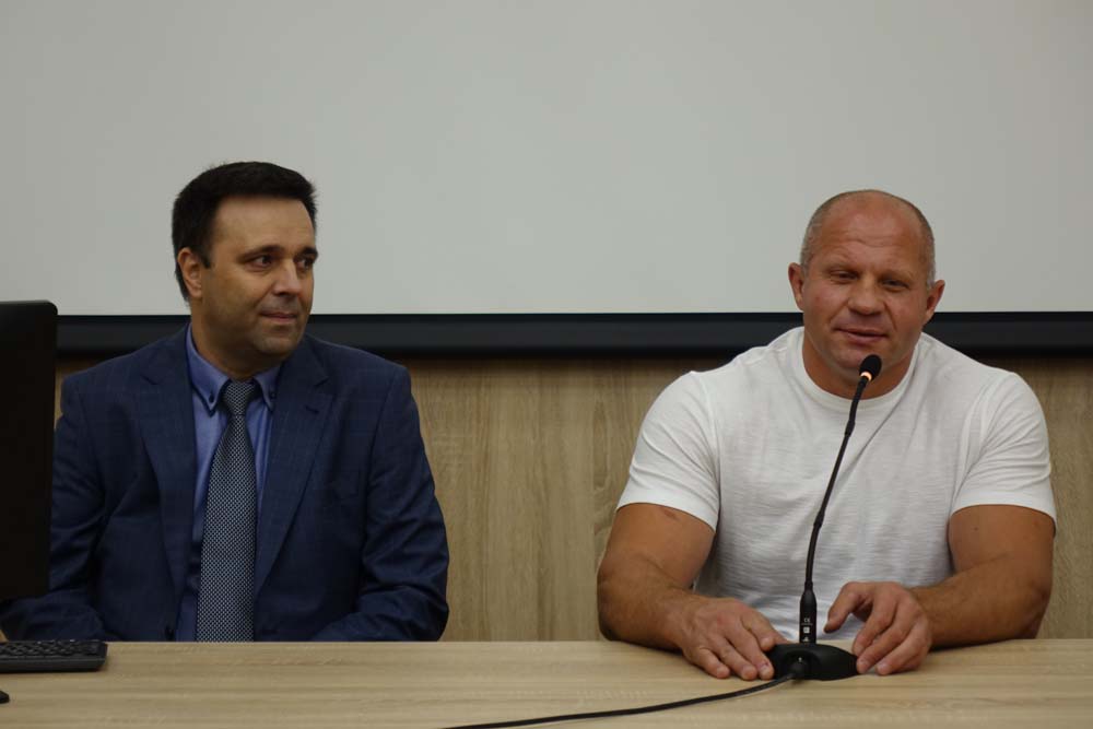 «Диалог на равных» с Фёдором Емельяненко состоялся в Белгородском госуниверситете