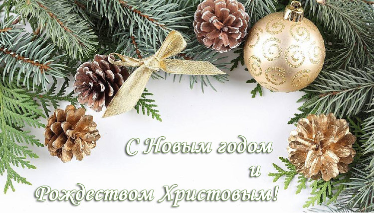 Поздравления НИУ «БелГУ» С Новым годом и Рождеством Христовым!