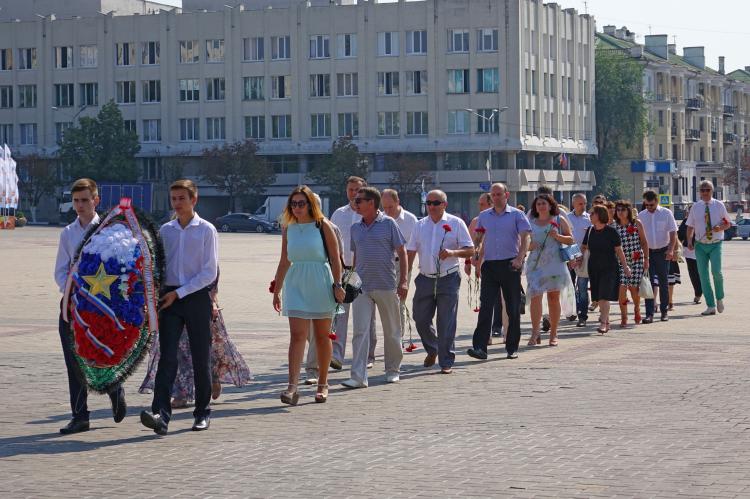 События НИУ «БелГУ» волна памяти ко дню освобождения города