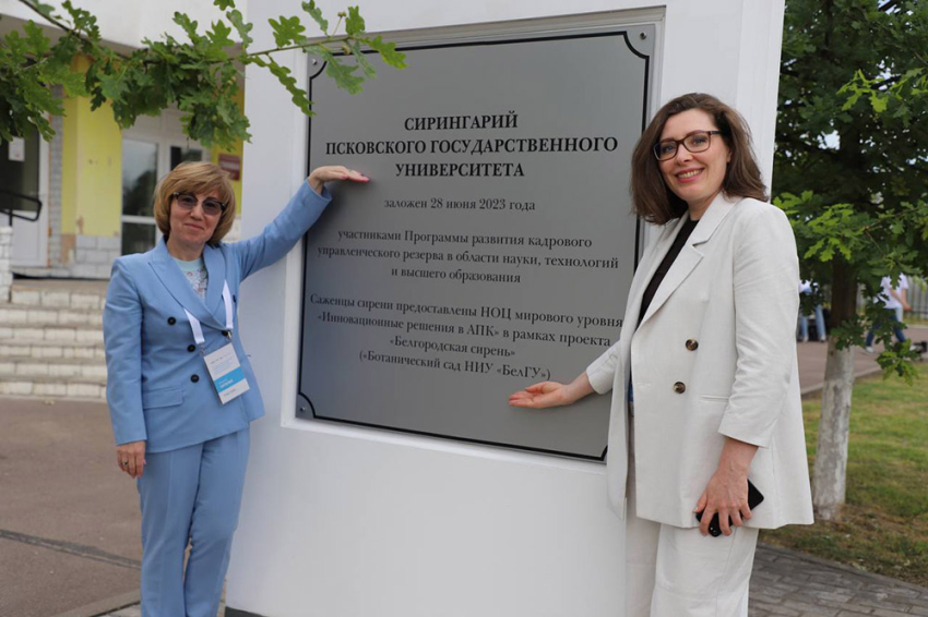 События НИУ «БелГУ» белгородская сирень украсит территории университетов в нижнем новгороде и пскове