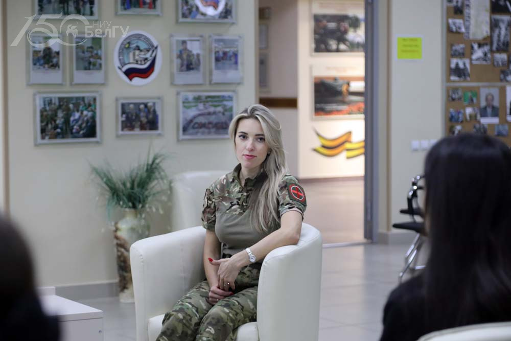 Студентка НИУ «БелГУ» помогала пострадавшим от БПЛА в Архипо-Осиповке