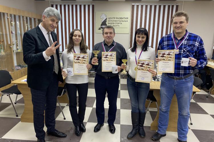 События НИУ «БелГУ» подведены итоги первенства вуза по русским шашкам