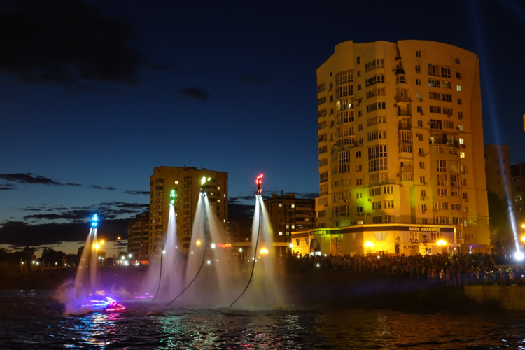 События НИУ «БелГУ» праздник четырёх стихий на университетской набережной