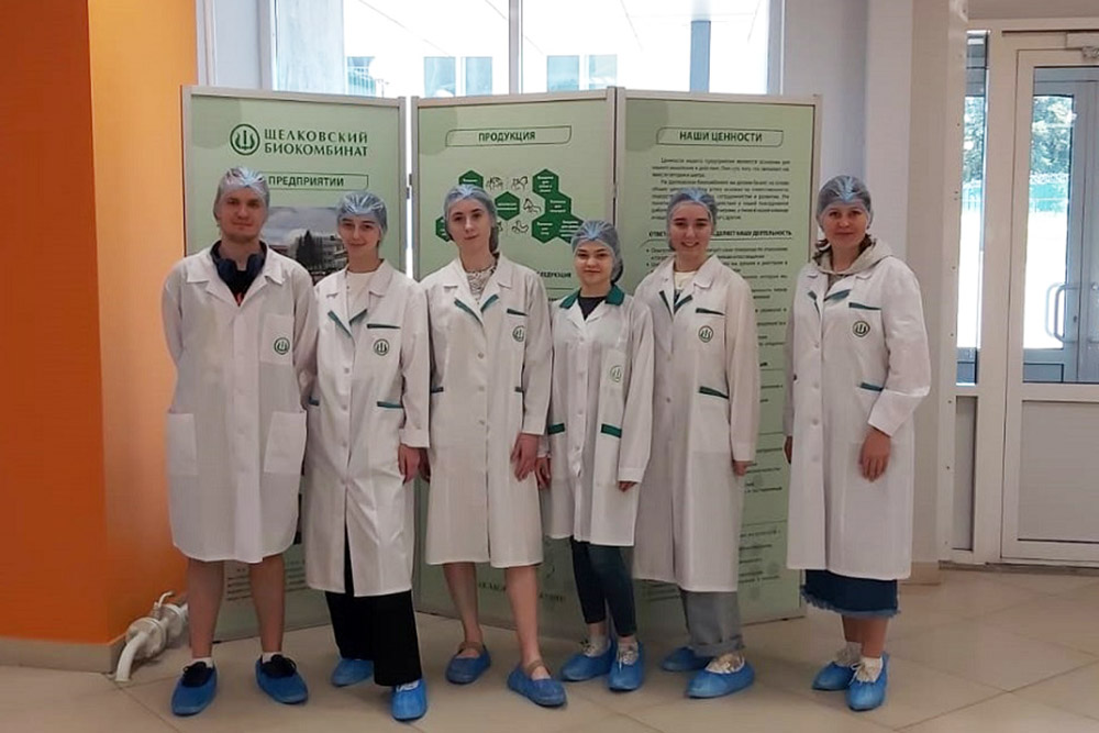 Студенты-биотехнологи НИУ «БелГУ» проходят практику на Щёлковском биокомбинате
