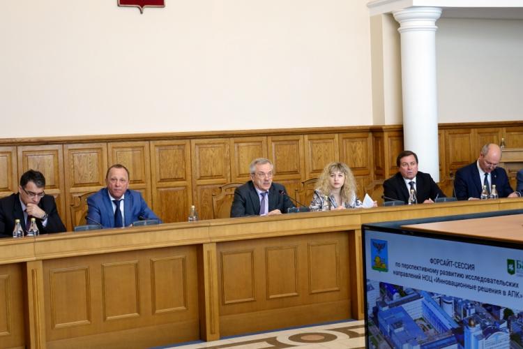 События НИУ «БелГУ» состоялась первая форсайт-сессия белгородского ноц 