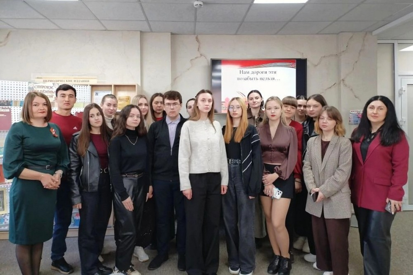 События НИУ «БелГУ» в ниу «белгу» прошёл час фронтовой лирики