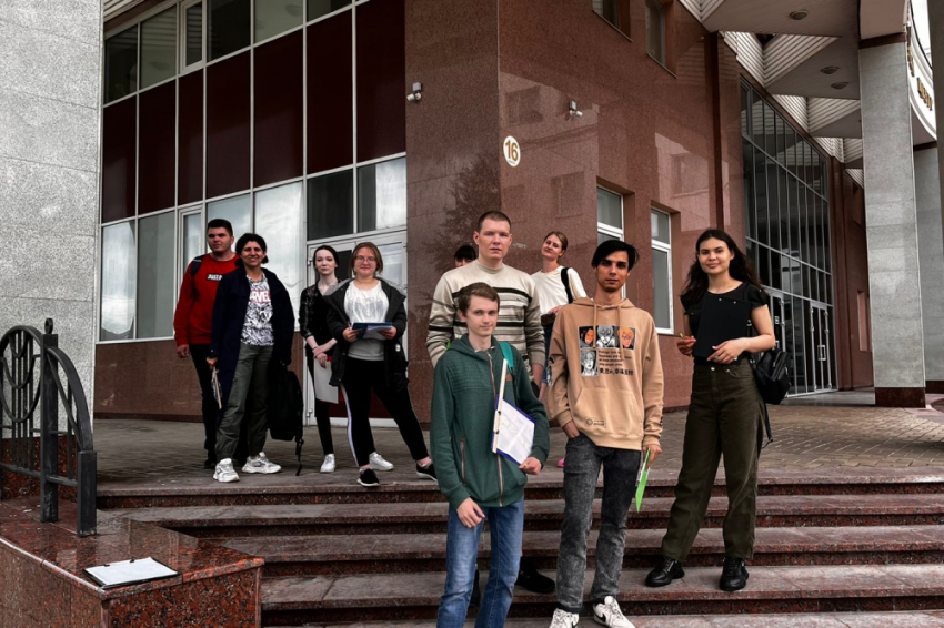 События НИУ «БелГУ» студенты белгородского госуниверситета проводят инвентаризацию зелёных насаждений города